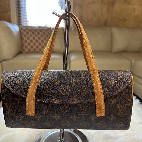 Authentic Louis Vuitton Monogram Sonatine Satchel Hand Bag - Picture 3 of 16